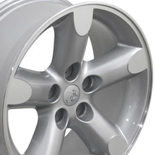 Cargar imagen en el visor de la galería, 20" Replica Wheel DG56 Fits Dodge RAM Rim 20x9 Silver Wheel