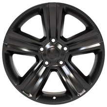 Cargar imagen en el visor de la galería, 20" Replica Wheel DG65 Fits Dodge RAM Rim 20x9 Black Wheel