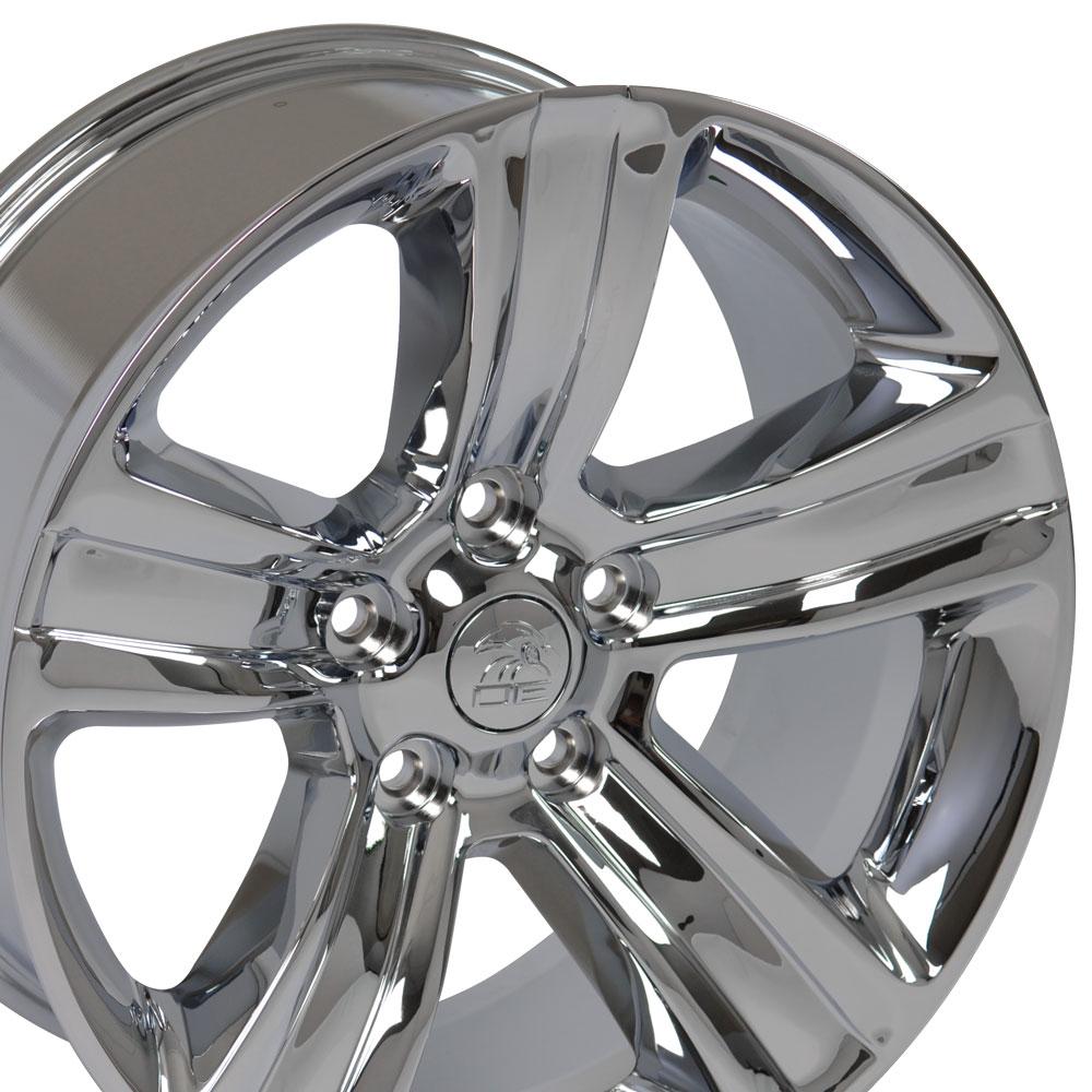 20" Replica Wheel DG65 Fits Dodge RAM Rim 20x9 Chrome Wheel