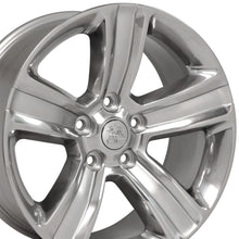 Cargar imagen en el visor de la galería, 20" Replica Wheel DG65 Fits Dodge RAM Rim 20x9 Polished Wheel