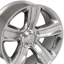Cargar imagen en el visor de la galería, 20" Replica Wheel DG65 Fits Dodge RAM Rim 20x9 Polished Wheel