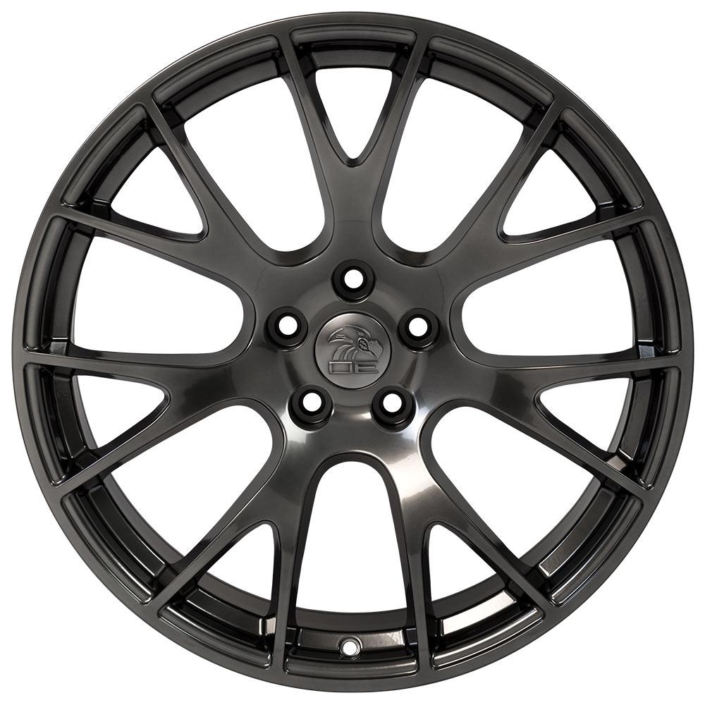 22" Replica Wheel DG69 Fits Dodge RAM Hellcat Rim 22x10 Hyper Wheel