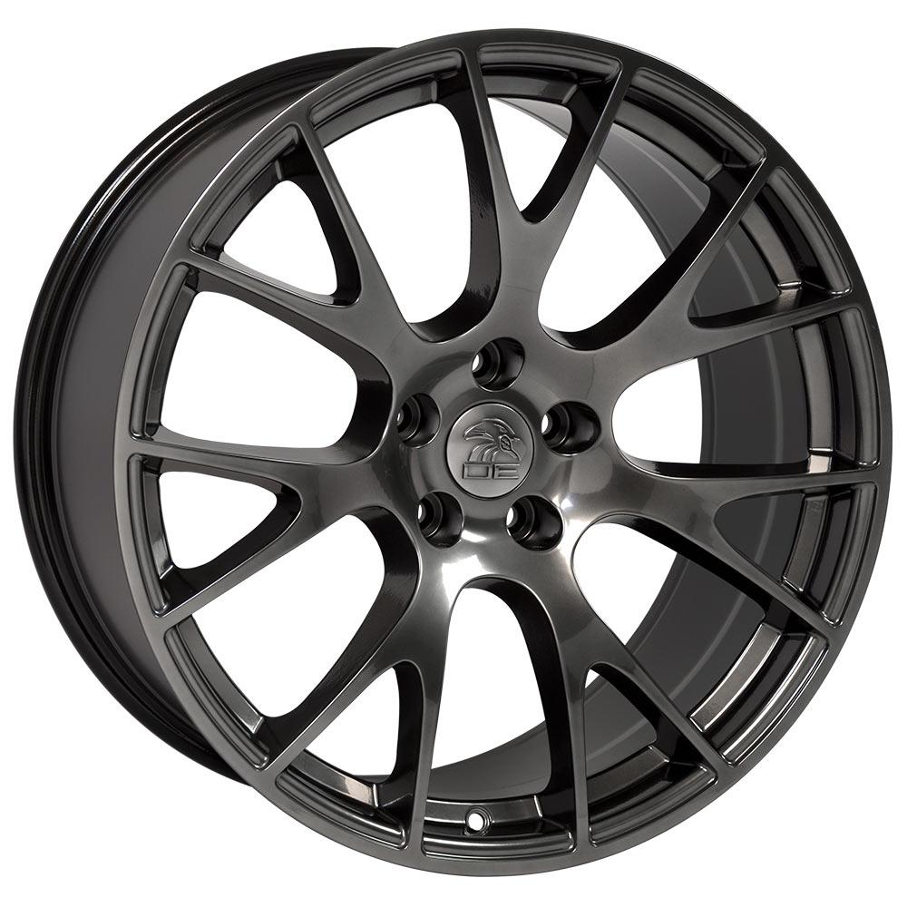 22" Replica Wheel DG69 Fits Dodge RAM Hellcat Rim 22x10 Hyper Wheel