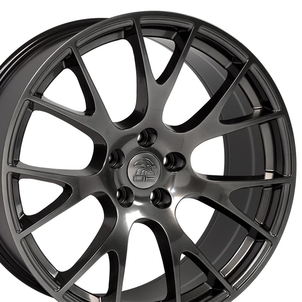 22" Replica Wheel DG69 Fits Dodge RAM Hellcat Rim 22x10 Hyper Wheel