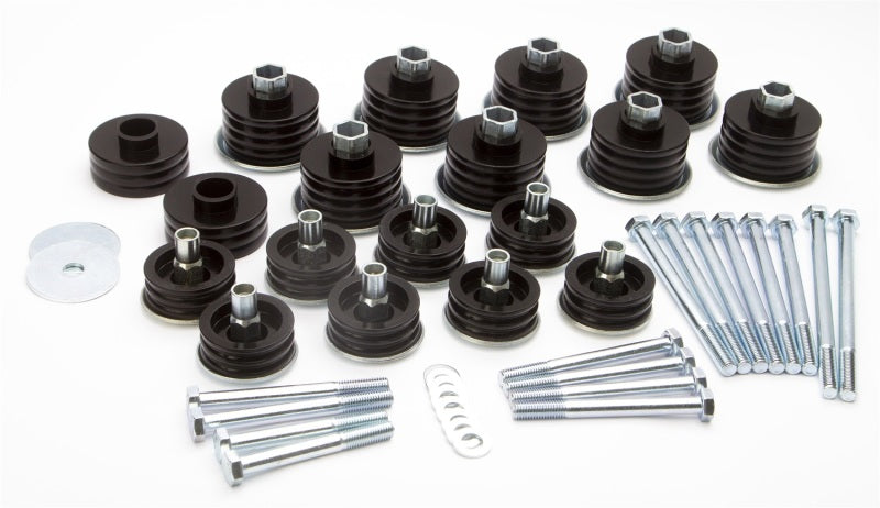 Daystar 2008-2016 Ford F-250 4WD/2WD (All cabs) - Polyurethane Body Mounts (Incl hardware & sleeves) | KF04060BK