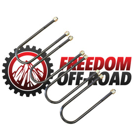 4 Pcs Round U Bolts for 3.5 Inch Wide Leaf Springs 13.5 Inch Long 94-18 Ram 2500/3500 Freedom Off-Road