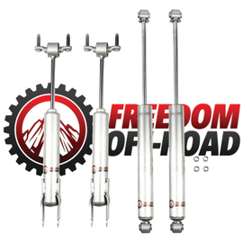 1-4 Inch Lift Extended Nitro Shocks 07-24 Silverado/Sierra 2500 HD/3500 HD Freedom Off-Road