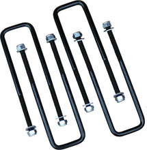 Cargar imagen en el visor de la galería, 4 pcs Square U Bolts for 2.5 Inch Wide Leaf Springs 13 3/8 Inch Long 88-99 chevrolet C1500/K1500, 01-19 Silverado/Sierra 1500/01-04 Silverado/Sierra 2500/92-99 K1500/K2500 Suburban 04-14 Titan 05-23 Tacoma Freedom Off-Road