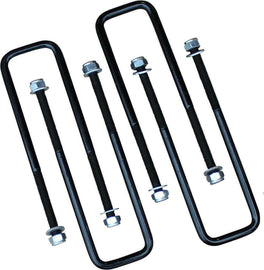 4 pcs Square U Bolts for 2.5 Inch Wide Leaf Springs 13 3/8 Inch Long 88-99 chevrolet C1500/K1500, 01-19 Silverado/Sierra 1500/01-04 Silverado/Sierra 2500/92-99 K1500/K2500 Suburban 04-14 Titan 05-23 Tacoma Freedom Off-Road