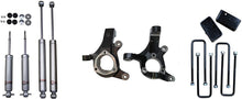 Cargar imagen en el visor de la galería, 3 Inch Front Lift Spindles / 2 Inch Rear Blocks w/ U-Bolts and Shocks 99-06 Silverado/Sierra 1500 Freedom Off-Road