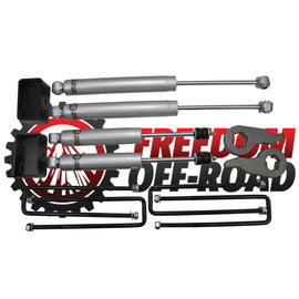 1-3 Inch Leveling Kit w/Shocks 01-06 Silverado/Sierra 1500 HD 01-10 Silverado 2500 HD/3500 HD Freedom Off-Road