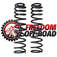 Cargar imagen en el visor de la galería, 2.5 4dr 3.5 Inch 2dr Front Lift Springs 18-UP Wrangler JL No 392 or 4XE Freedom Off-Road