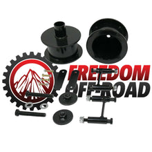 Load image into Gallery viewer, 3 Inch Rear Coil Spring Spacers with Shock Extenders and Brake Line Brackets 07-18 Wrangler JK Freedom Off-Road