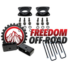 Cargar imagen en el visor de la galería, 3 Inch Front Steel Strut Spacers 2 Inch Rear Lift Blocks w/U Bolts 05-23 Tacoma Freedom Off-Road