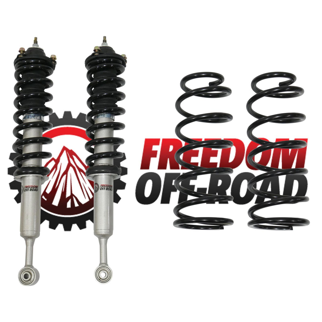 3 Inch Front Lift Struts with Rear 2 Inch Lift Springs 10-23 GX460 03-09 GX470 03-23 4Runner 07-14 FJ Cruiser Freedom Off-Road
