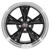 17" Replica Wheel FR01 Fits Ford Mustang Bullitt Rim 17x9 Black Wheel