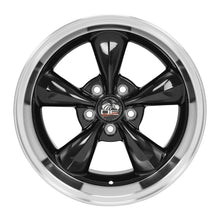 Cargar imagen en el visor de la galería, 17" Replica Wheel FR01 Fits Ford Mustang Bullitt Rim 17x10.5 Black Wheel