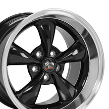 Cargar imagen en el visor de la galería, 17" Replica Wheel FR01 Fits Ford Mustang Bullitt Rim 17x10.5 Black Wheel