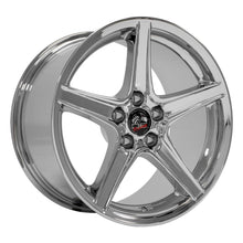 Cargar imagen en el visor de la galería, 18" Replica Wheel FR06B Fits Ford Mustang Saleen Rim 18x10 Chrome Wheel