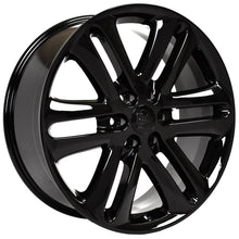 Cargar imagen en el visor de la galería, 22" Replica Wheel fits Ford F150 - FR76 Black 22x9