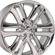 Load image into Gallery viewer, 22" Replica Wheel FR76 Fits Ford F150 Rim 22x9 Chrome Wheel