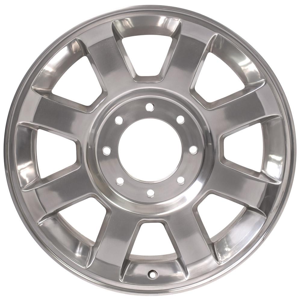 20" Replica Wheel FR78 Fits Ford Super Duty Rim 20x8 Polished Wheel