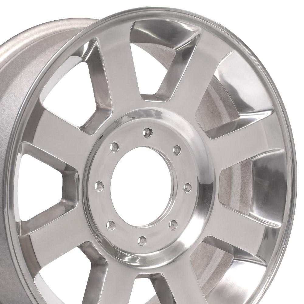 20" Replica Wheel FR78 Fits Ford Super Duty Rim 20x8 Polished Wheel