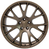 22" Replica Wheel DG69 Fits Dodge RAM Hellcat Rim 22x10 Bronze Wheel