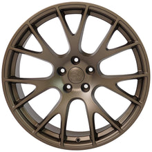 Cargar imagen en el visor de la galería, 22" Replica Wheel DG69 Fits Dodge RAM Hellcat Rim 22x10 Bronze Wheel