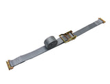 Ratchet Strap with E-Track Fitting - Universal (2 in. x 16 ft.; Grey; Single)