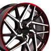 18" Replica Wheel HD06 Fits Honda Civic Hatchback Rim 18x8 Machined Wheel