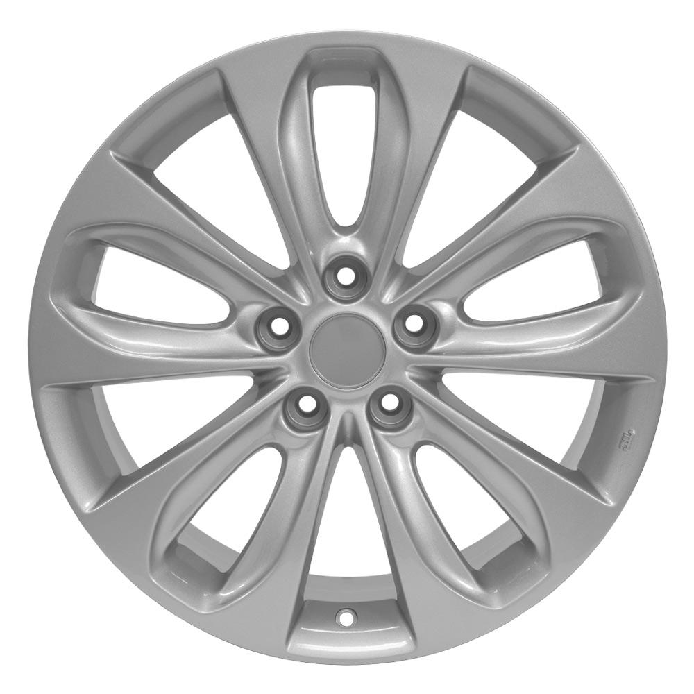 18" Replica Wheel HY02 Fits Hyundai Wheel Rim 18x7.5 Silver Wheel