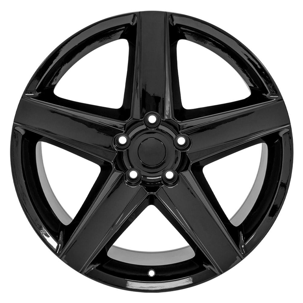 20" Replica Wheel JP06 Fits Jeep Grand Cherokee Rim 20x9 Black Wheel