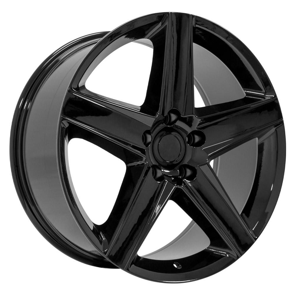 20" Replica Wheel JP06 Fits Jeep Grand Cherokee Rim 20x9 Black Wheel
