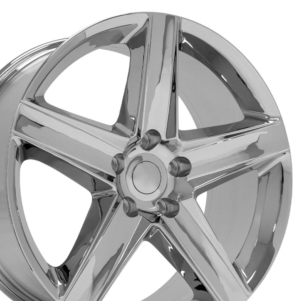 20" Replica Wheel JP06 Fits Jeep Grand Cherokee Rim 20x9 Chrome Wheel