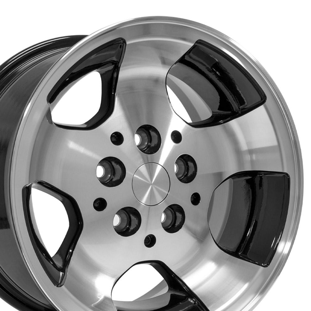 15" Replica Wheel JP08 Fits Jeep Wrangler Rim 15x8 Machined Wheel