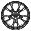 20" Replica Wheel JP16 Fits Jeep Grand Cherokee Rim 20x8.5 Black Wheel