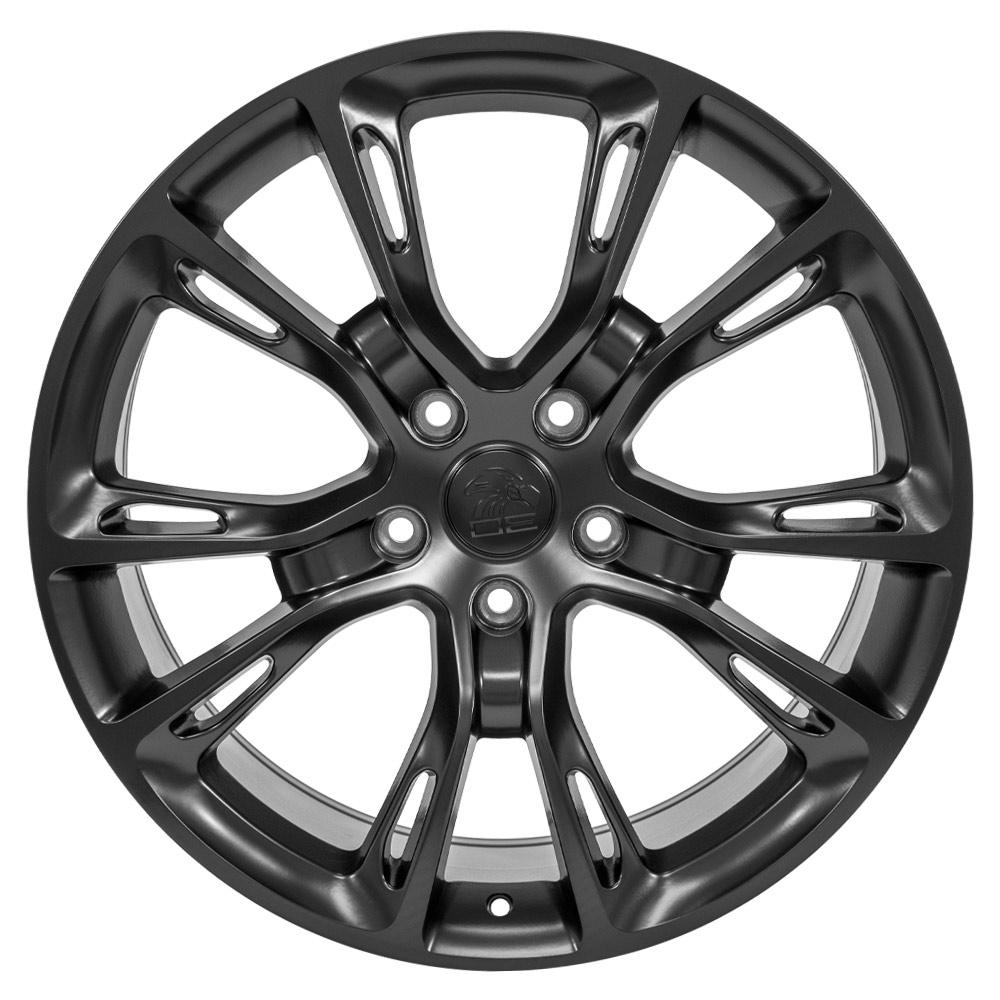 20" Replica Wheel JP16 Fits Jeep Grand Cherokee Rim 20x8.5 Black Wheel
