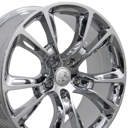 20" Replica Wheel JP16 Fits Jeep Grand Cherokee Rim 20x8.5 Chrome Wheel