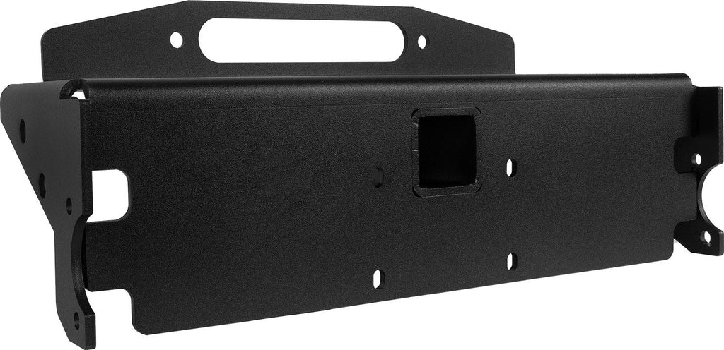 Suzuki Samurai Front Bumper Winch Base Plate Black Powder Coat 2-3 Inch Body Lift Low Range Offroad