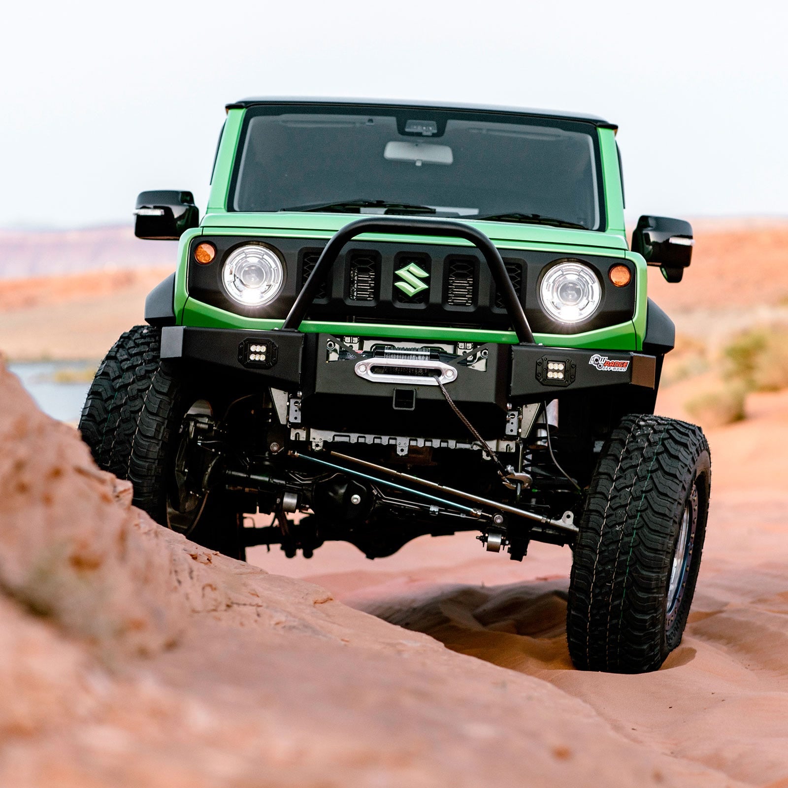 2018-Present Suzuki Jimny Front Bumper Black Powder Coat Low Range Off Road