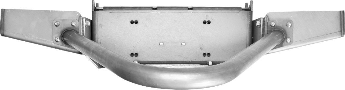 86-95 Suzuki Samurai Front Bumpers - 0-1 Inch Winch Plate Short Ends Single Bend Stinger Bare Low Range Off Road