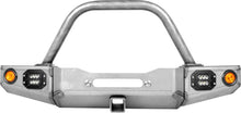 Cargar imagen en el visor de la galería, 86-95 Suzuki Samurai Front Bumpers - 0-1 Inch Winch Plate Short Ends Double Bend Stinger Bare Low Range Off Road