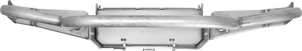 86-95 Suzuki Samurai Front Bumpers - 0-1 Inch Winch Plate Short Ends with Stubby Ends Grill and Headlight Guard Bare Low Range Off Road