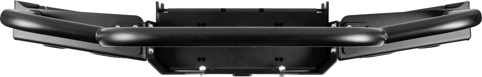 86-95 Suzuki Samurai Front Bumpers - 0-1 Inch Winch Plate Long Ends Grill and Headlight Guard Black Powder Coat Low Range Off Road