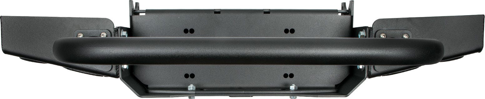 86-95 Suzuki Samurai Front Bumpers - 0-1 Inch Winch Plate Short Ends Grill Guard Black Powder Coat Low Range Off Road