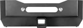 86-95 Suzuki Samurai Front Bumpers - 2-3 Inch Winch Plate Black Powder Coat Low Range Off Road