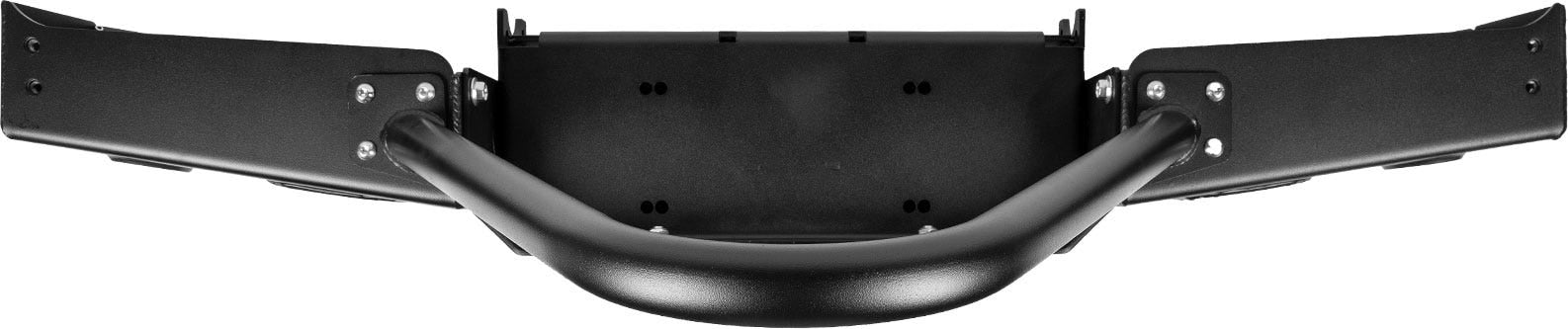 86-95 Suzuki Samurai Front Bumpers - 2-3 Inch Winch Plate Long Ends Single Bend Stinger Black Powder Coat Low Range Off Road