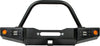 86-95 Suzuki Samurai Front Bumpers - 2-3 Inch Winch Plate Short Ends Double Bend Stinger Black Powder Coat Low Range Off Road