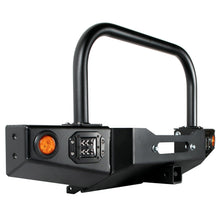 Load image into Gallery viewer, 86-95 Suzuki Samurai Front Bumpers - 2-3 Inch Winch Plate Short Ends Grill Guard Black Powder Coat Low Range Off Road